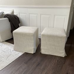 McGee Cube Ottomans $100 For Both 