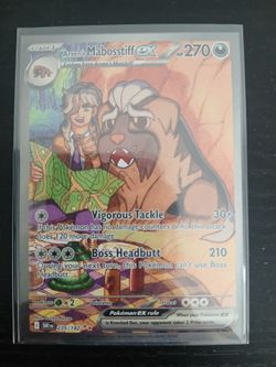 Arven's Mabosstiff ex Pokémon Card 235/182