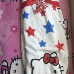 Hello Kitty 4th Of July Blanket