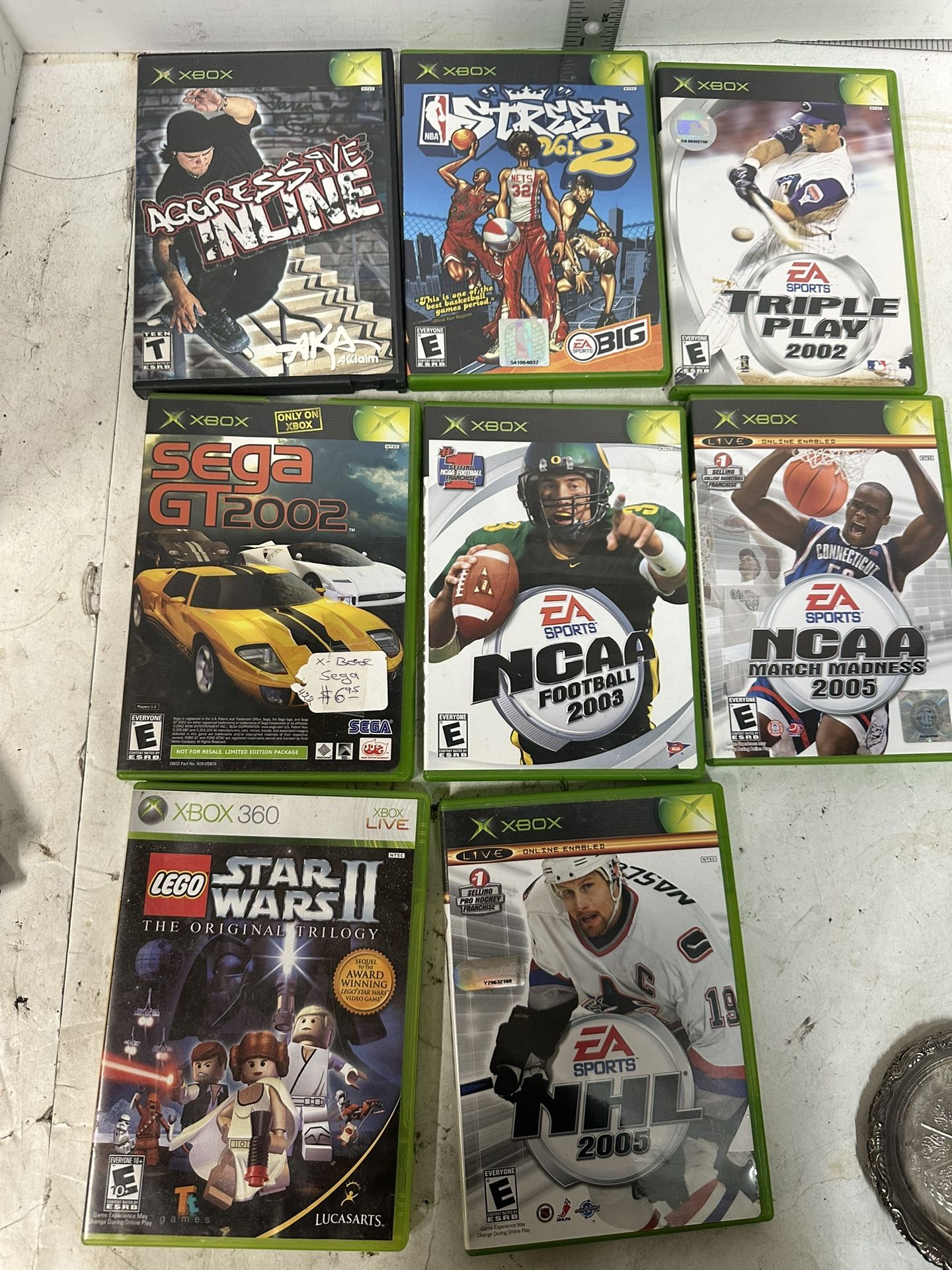 Set of 9 games Xbox And Xbox 360 #D5