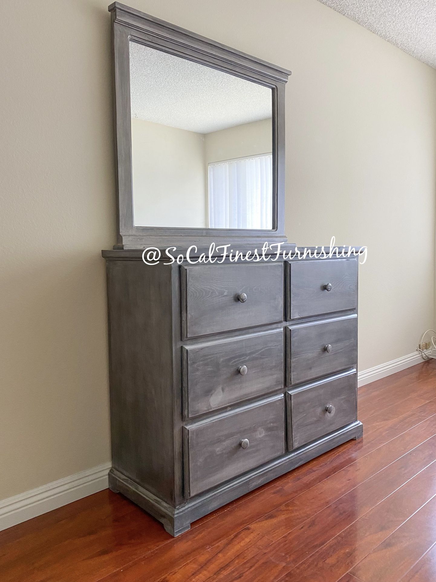 New Dresser With Mirror Solid Wood