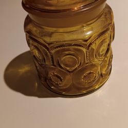 Glass Jar With Ground Glass Lid