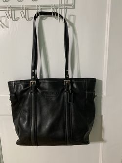 Coach soft leather tote bag