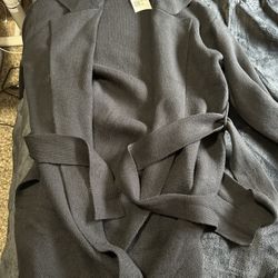 Long Cardigan With Belt 