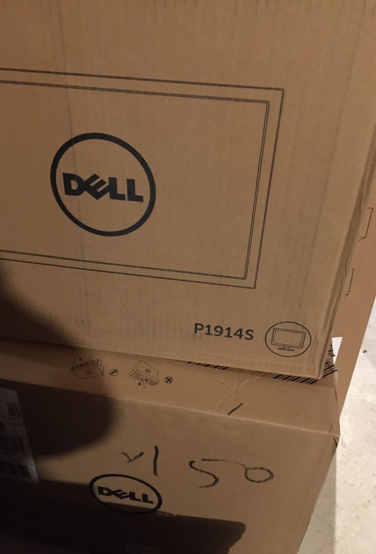 2 Dell 19” Monitors with Dell Dual Monitor Stand