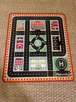 Melissa and Doug Car Mat and Wooden Cars!
