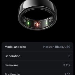 Oura Ring Gen 3 (size 9)