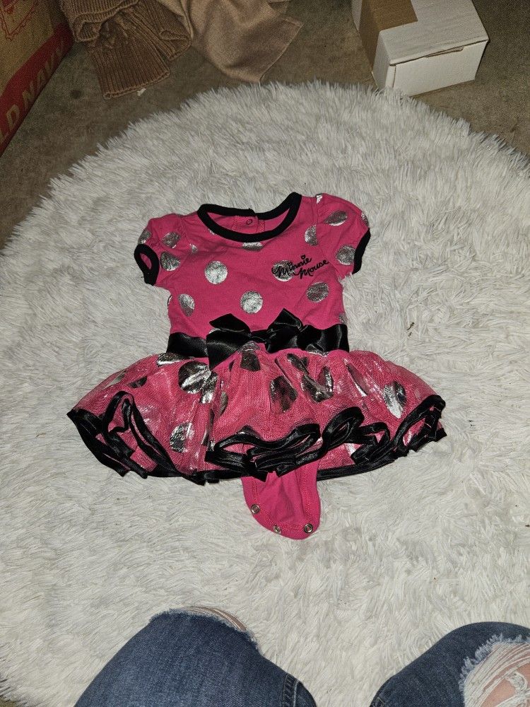 3 Month Minnie Mouse Tutu One Peice 