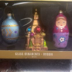 Glass Christmas ornaments