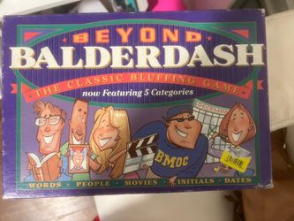 Beyond Balderdash Bluffing Game from Parker Brothers 1997
