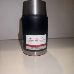 Thermos FOOD JAR NEW 24 oz Stainless King Vacuum Insulated Stainless Steel BLACK