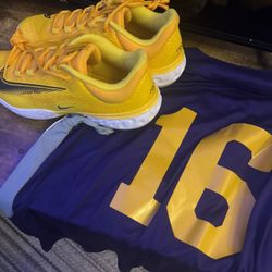 Nike Alpha Huarache Elite 4 Low TB Amarillo