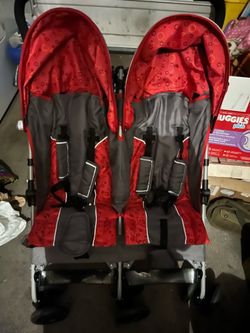 Delta double stroller