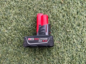 Milwaukee m12 battery  4.0 still like new $40