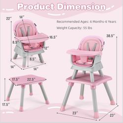 Brand New 8 In 1 High Chair 