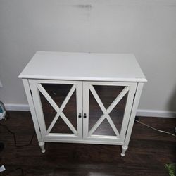 2 Door Mirrored  Storage Cabinet