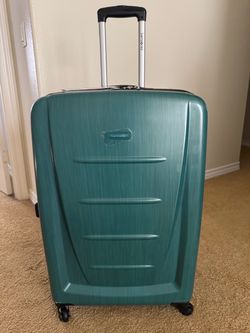 Samsonite Winfield 2 Hardside Expandable Check In Luggage with Spinner Wheels, Checked-Large 28-Inch, Cactus Green