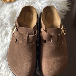 Brown Birkenstocks, size 11