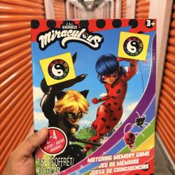 TCG Toys Miraculous Ladybug - Memory Matching Card Game - Featuring 72 Full Color Pieces