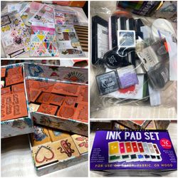 Bundle of Ink Pads & Misc. Goodies