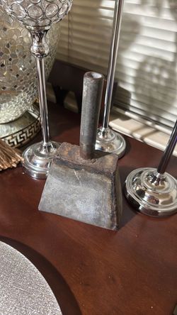Antique Large 6x 2 Four Sided Cow Bell Dinner Bell Farmhouse Decor