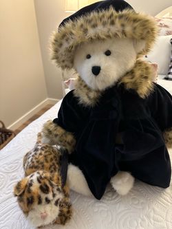 Boyd’s bear limited edition with baby leopard set