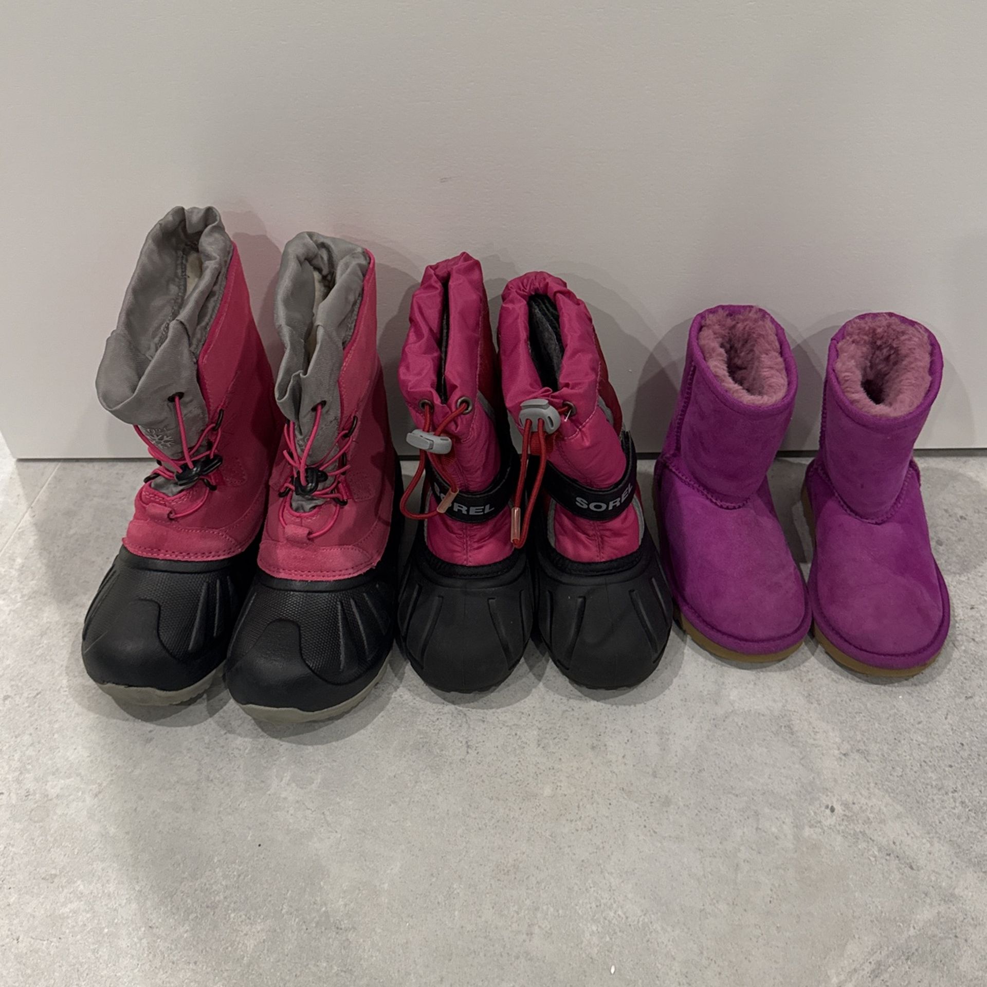 Kids Winter Boots - North face, UGG, Sorel