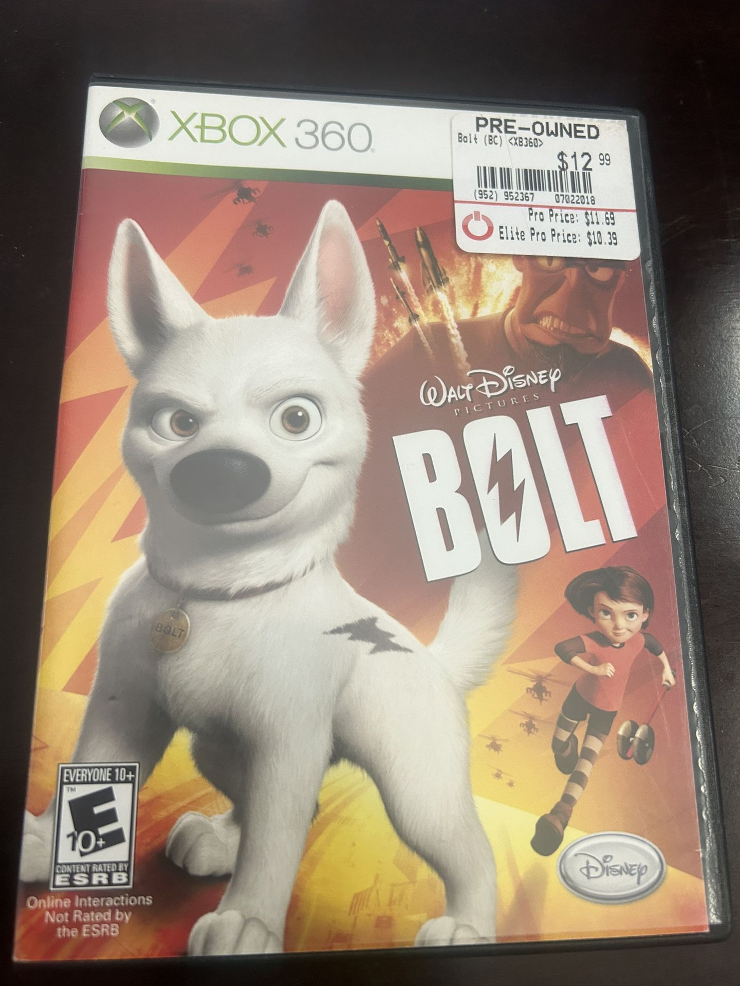 Disney Bolt (Microsoft Xbox 360, 2008)