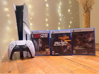 Excellent Condition Sony PlayStation 5 Latest Model 1TB + 3 Games bundle