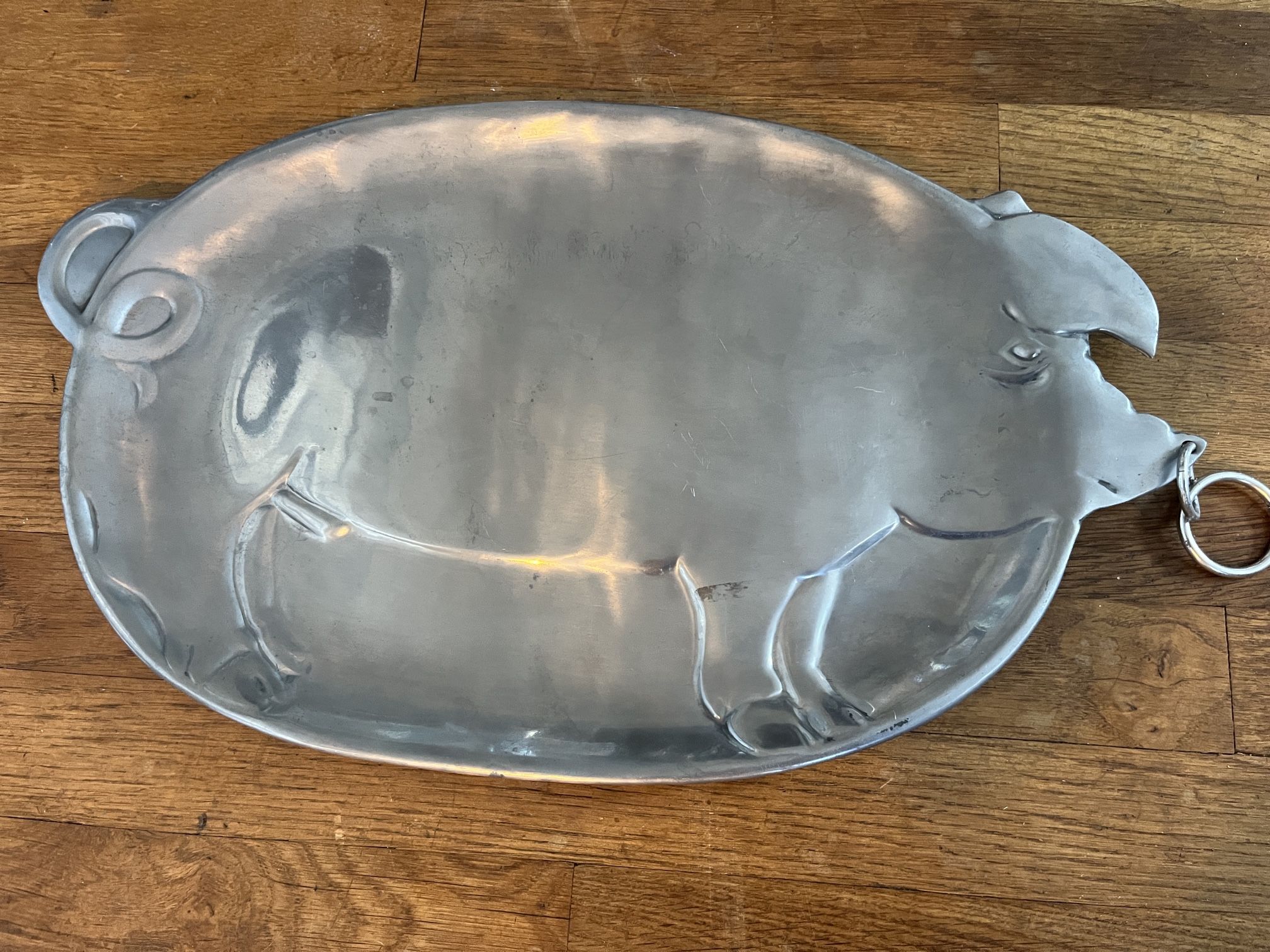 Pig Shaped Metal Serving Platter Pick up in San Francisco