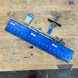 Kreg Shelve Pin Jig And Pro Cabinet Hardware Jig