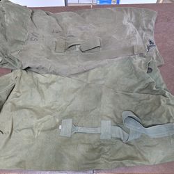 Two Large Military Duffle Bags