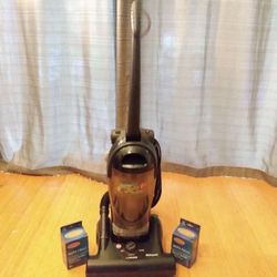 Upright Powerful Vacuum Cleaner With 2 Brand New HEPA Filters 