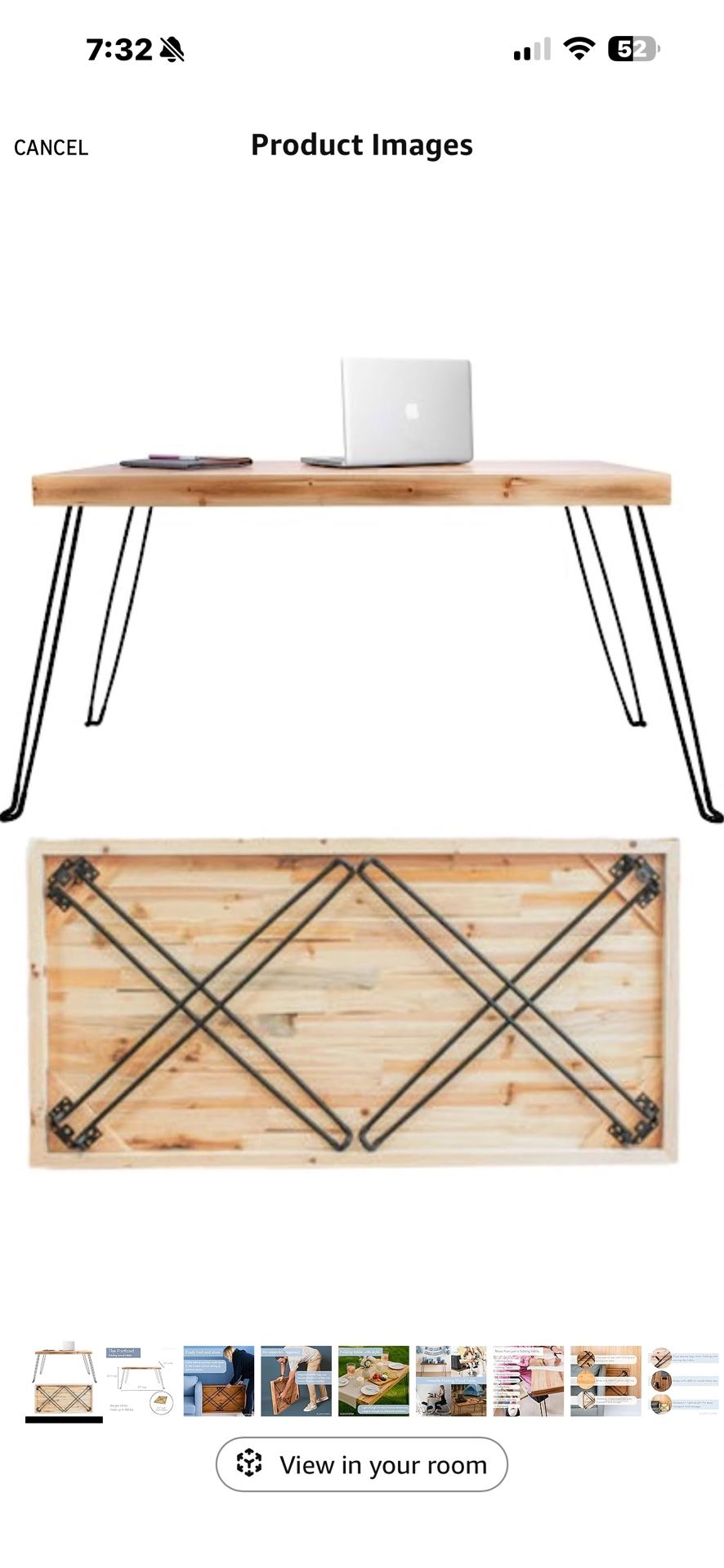 Wooden Foldable Table