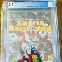 9.2 Graded Patrick Mahomes Sports Illustrated Magazine
