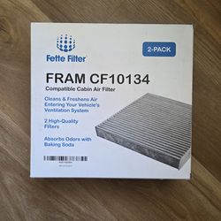 2-Pack Cabin Air Filters (FRAM CF10134 Compatible) – New in Box