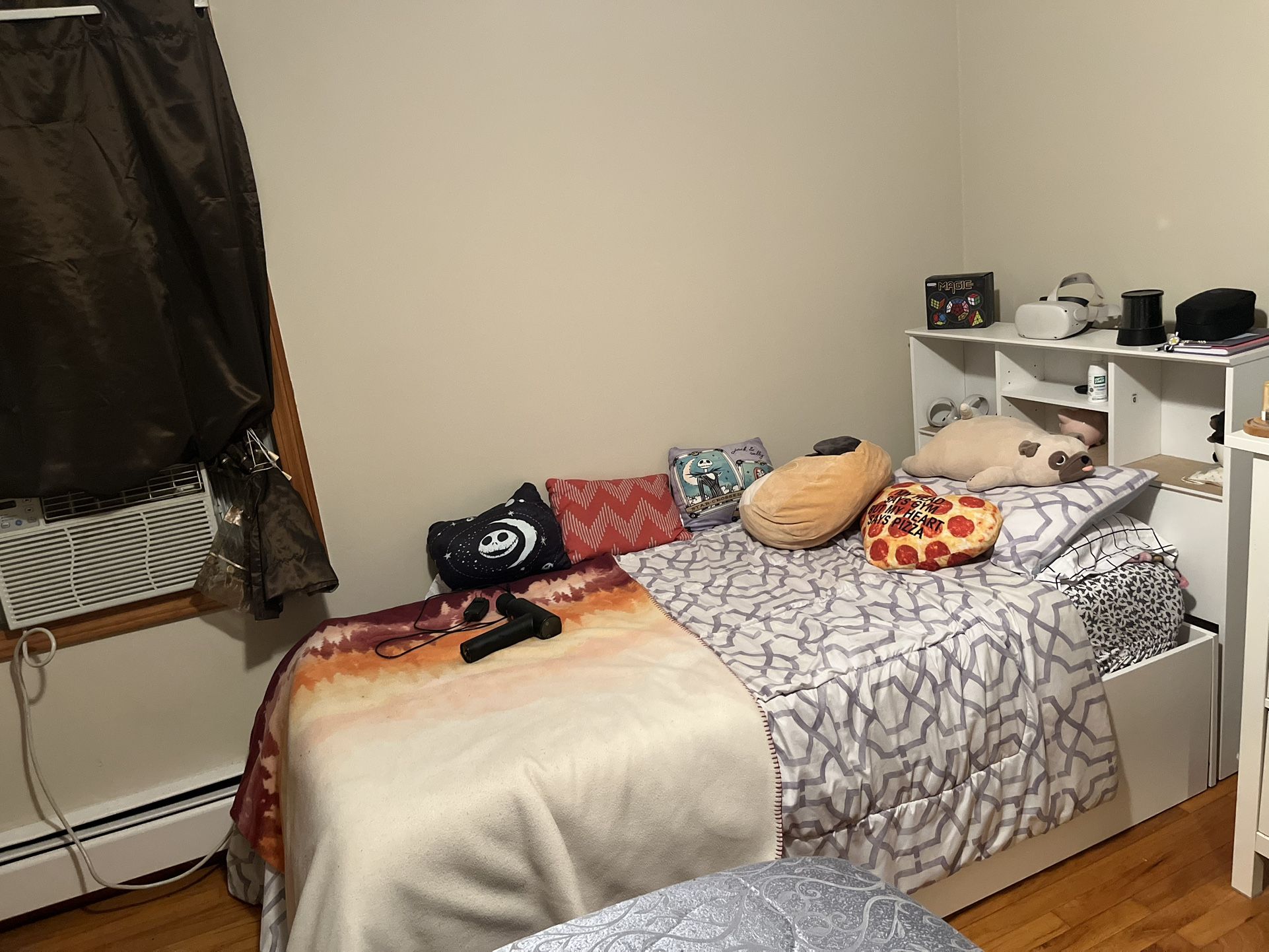 2 Twin Bed XL Bed Frames With Under Storage