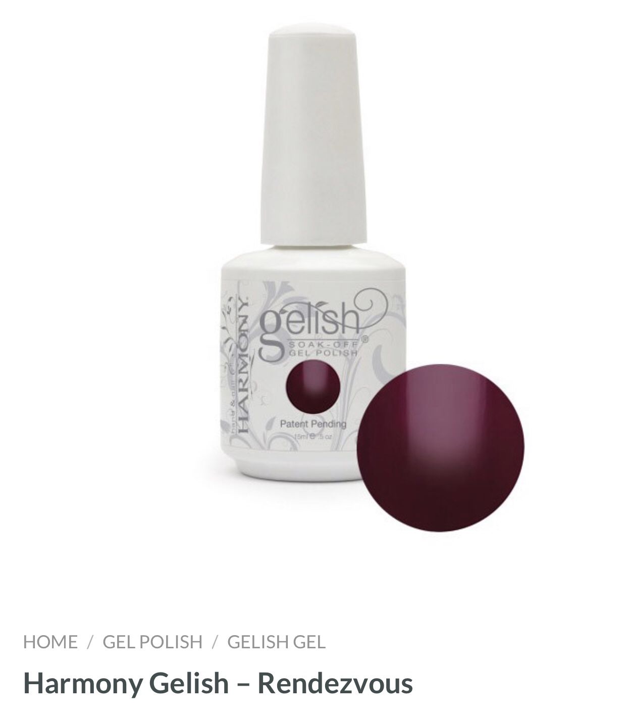 Harmony Gelish Gel Nail Polish - Rendezvous 15ml