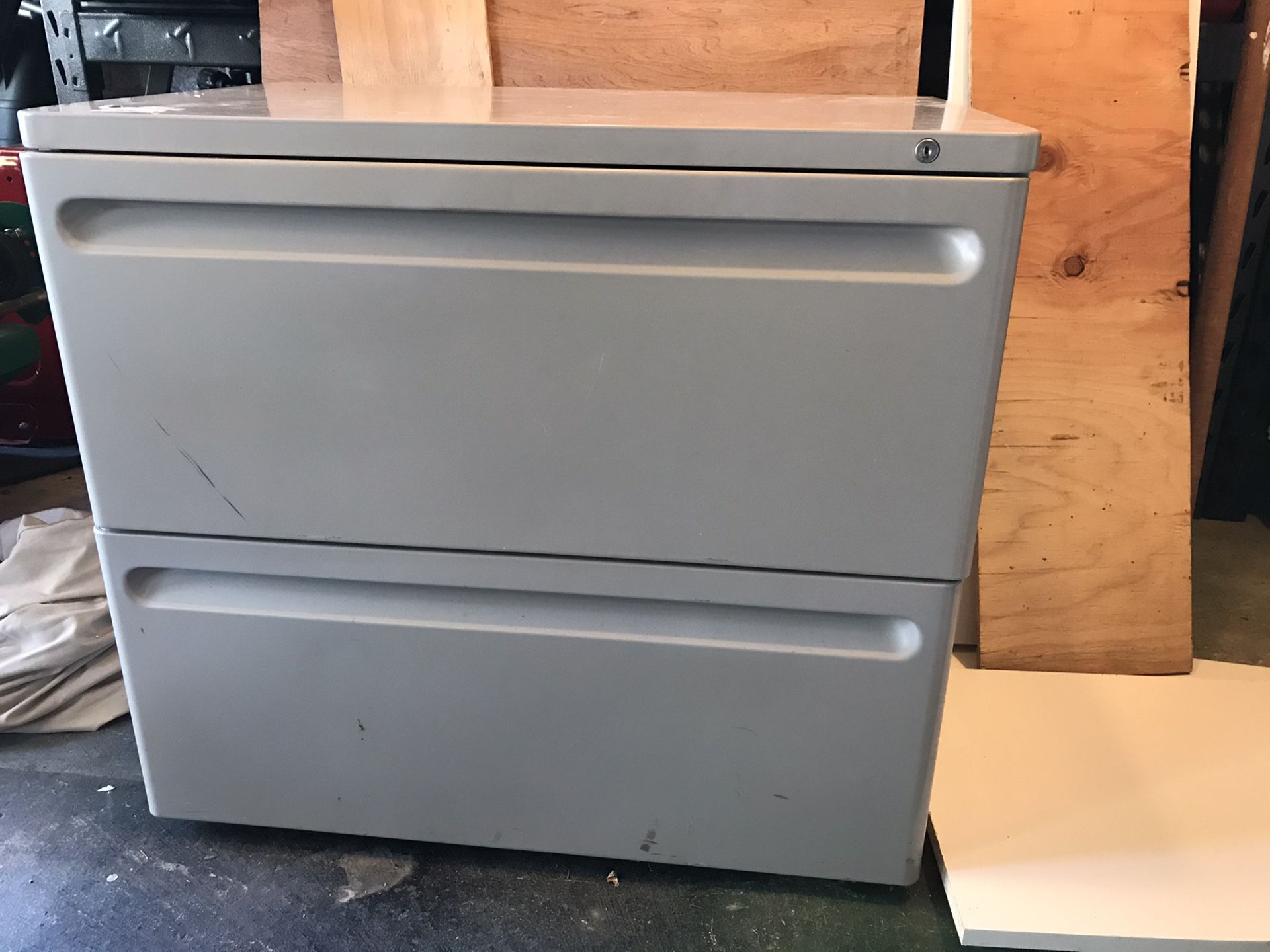Commercial Heavy Duty Two Drawer Filing Cabinet Height