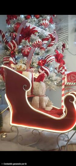 Christmas decor "Trineo con luz led !