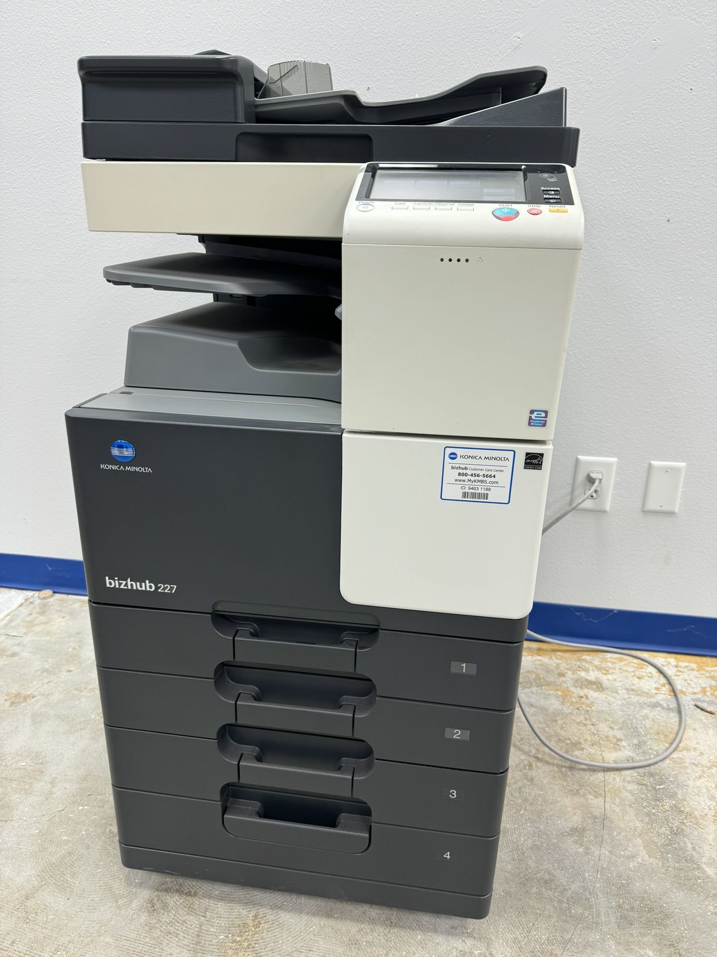 Minolta-Konica Commercial color Copier biz hub C227