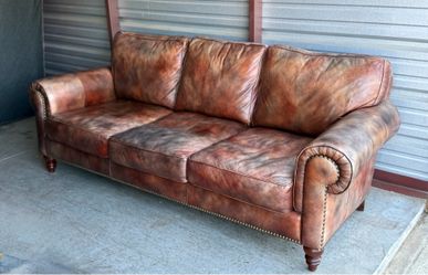 Leather sofa