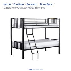 Twin Over Twin Metal Bunk beds