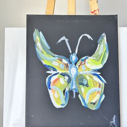 Butterfly Abstract Painting 16x20