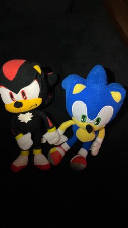 Sonic shadow Sega two plush set