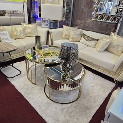 Modern Livingroom Set 3pcs Finance Available 