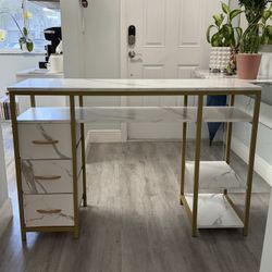Nail Desk / Small Desk with Drawers