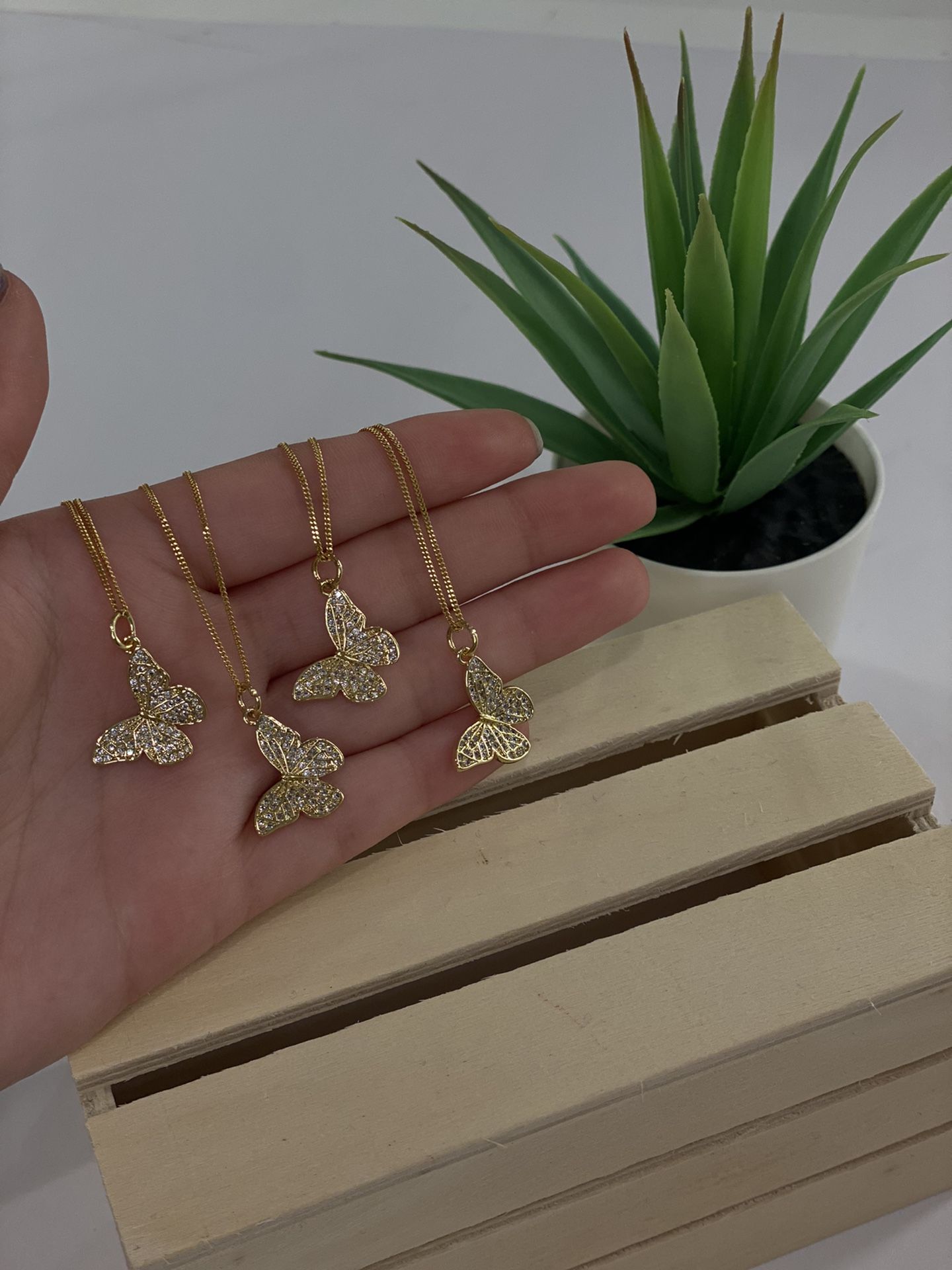 Gold Plated Butterfly Necklace🦋