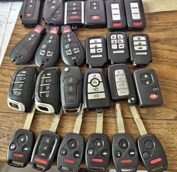 Car keys. Remote keys. Push to start. Any make and model