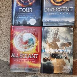 Insurgent, Divergent, Allegiant, Four Hardback Books